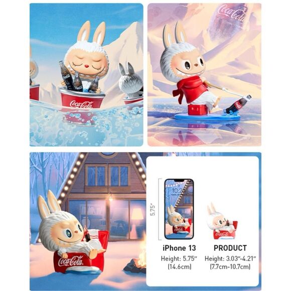 POP MART THE MONSTERS LABUBU Coca-Cola Series, Blind Box Figurines- WHOLE SET - Picture 8 of 9